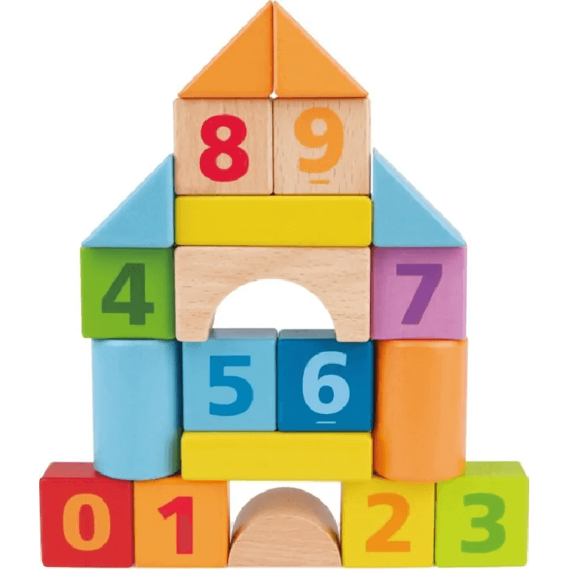 Hape Ξύλινο Σετ Τουβλάκια Nugget 01