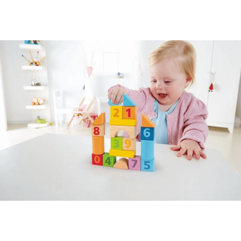 Hape Ξύλινο Σετ Τουβλάκια Nugget 04