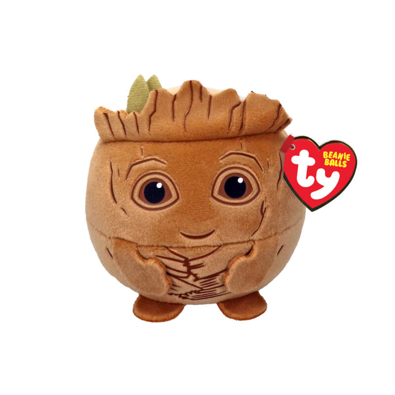 TY Beannie Balls Groot Brown Nugget 01