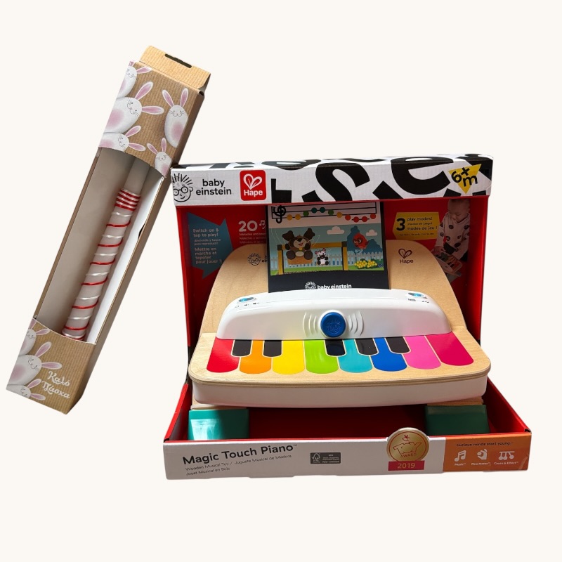 Παιχνιδολαμπάδα Ξύλινο Μαγικό Πιάνο Αφής Kids II Magic Touch Piano Hape 800802
