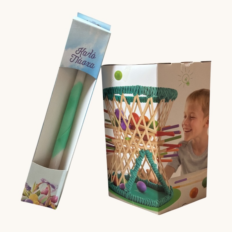 Παιχνιδολαμπάδα Hape Bamboo Επιτραπέζιο Pallina (E5522B)