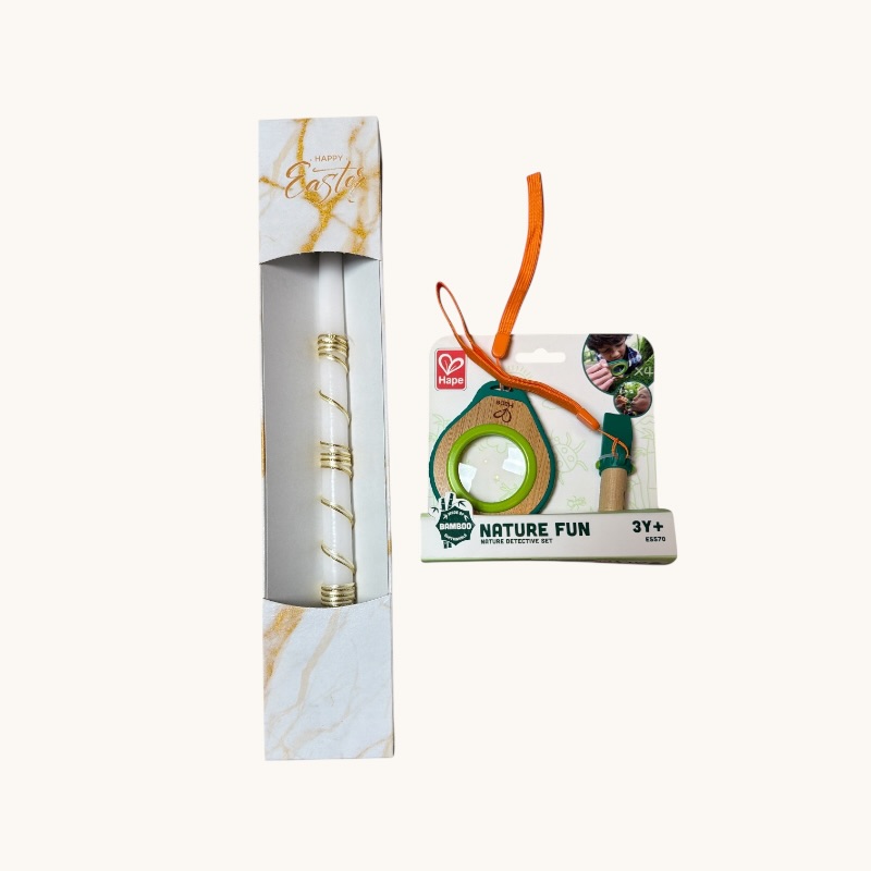 Παιχνιδολαμπάδα Hape Nature Detective Set - Σετ Εξερεύνησης Με Σφυρίχτρα Και Καθρέπτη (E5570A)