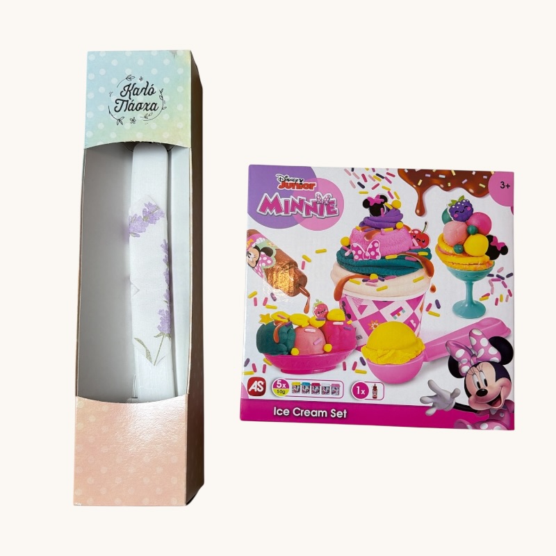 Παιχνιδολαμπάλα AS Πλαστελίνη Disney Minnie Φτιάχνω Παγωτό Με Σιρόπι Και Sprinkles Με 5 Βαζάκια 250γρ Για 3+ Χρονών