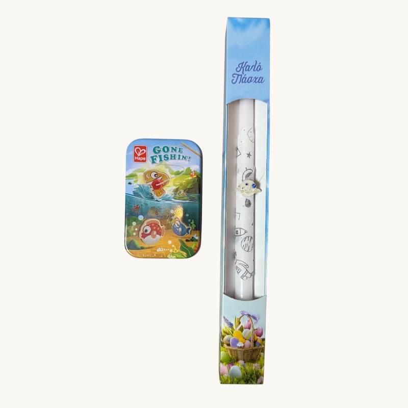 Παιχνιδολαμπάδα Hape Gone Fishin' (E0477A)- Μαγνητικό Ψάρεμα - 9 Τεμ.