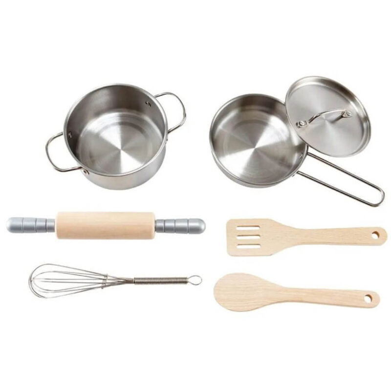 Παιχνιδολαμπάδα Chef's Cooking Set - Σετ Κατσαρόλες Και Αξεσουάρ Μαγειρέματος - 7 Τεμ. (E3137) - Image 3