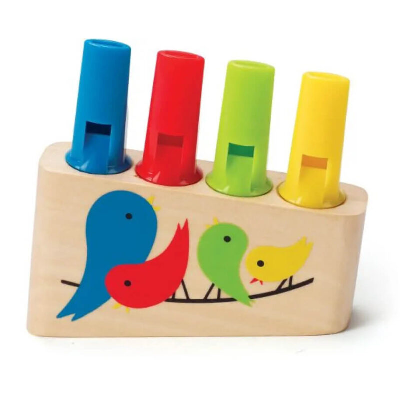 Hape Early Explorer Ξύλινος Αυλός Rainbow Pan Flute (E1025)