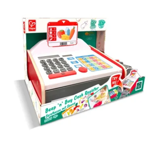 Hape Early Explorer Ξύλινη Ταμειακή Μηχανή Beep N Buy E3184A