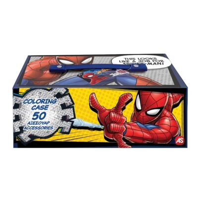 AS Σετ Ζωγραφικής Σε Χάρτινο Βαλιτσάκι Marvel Spider-Man Για 3+
